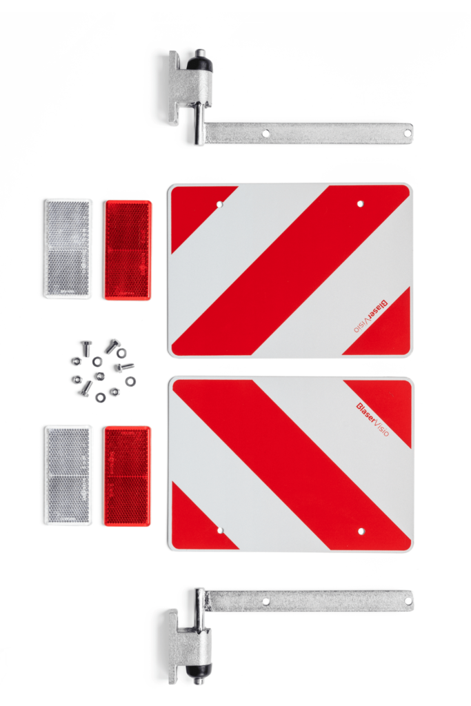 Kit de signalisation sans éclairage V355 DORA-TP-EASY pour roues jumelées de camionnettes