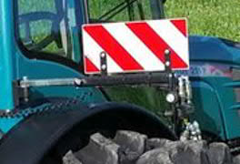 Double-wheel marker board for tractors 