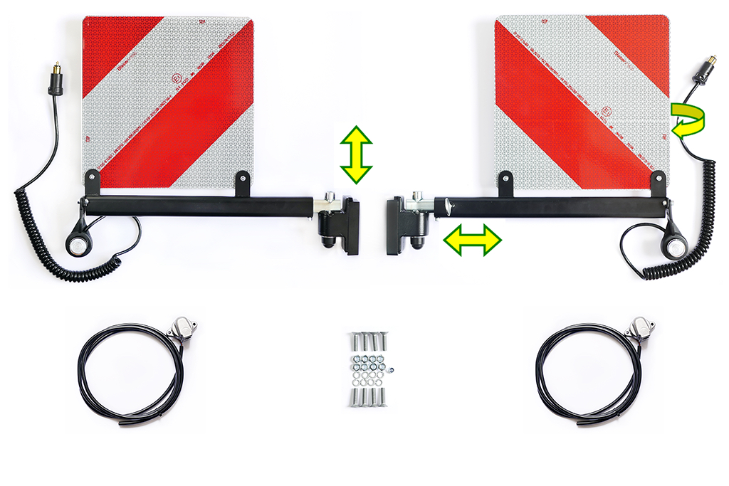 Warntafel Überbreite ausziehbar & beleuchtet